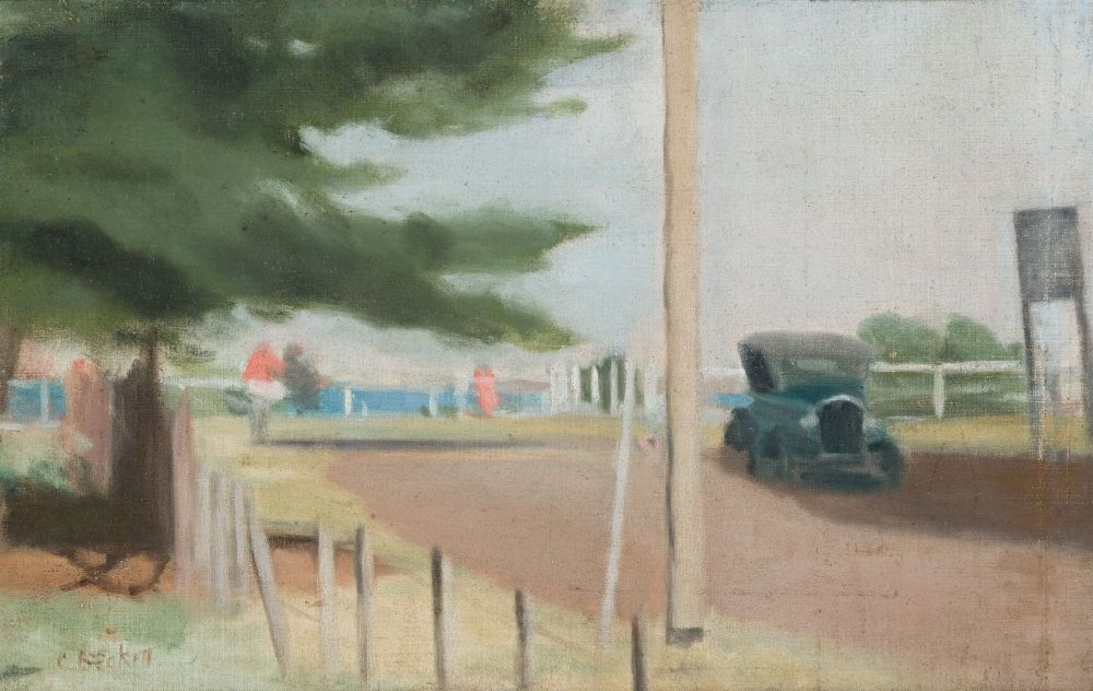 Beaumaris, painting by Clarice Beckett (public domain)
